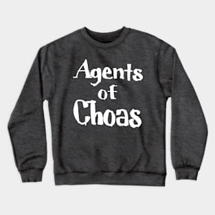 Agents of Chaos - White - Back Crewneck Sweatshirt